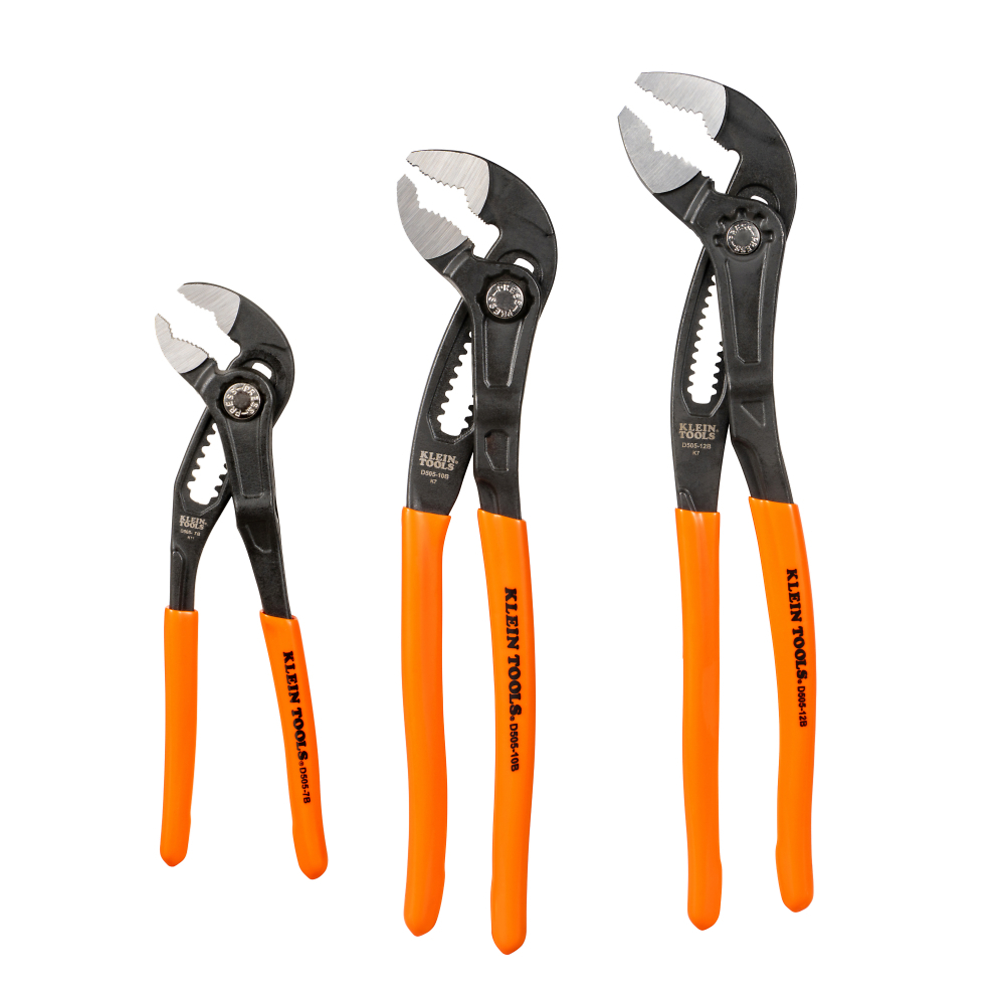 Quick Adjust Klaw™ Pump Pliers Set, 3-Piece, Model# D5053BKIT